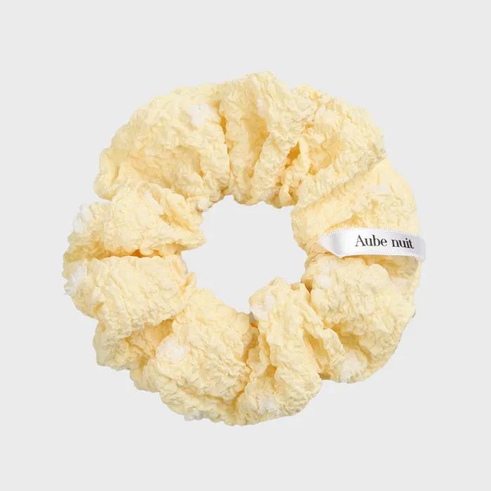 Dot Wrinkle Hair Scrunchie M_5 Colors