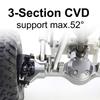 Metal Front and Rear Axle Assembly Chassis Upgrade and Reinforcement Increased Weight for 1/24 Axial SCX24 RC Car Toy Parts