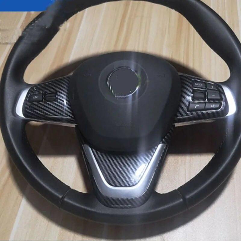 For BMW X1 car steering wheel switch button sequined cover interior decoration affixed with steering wheel sequins.
