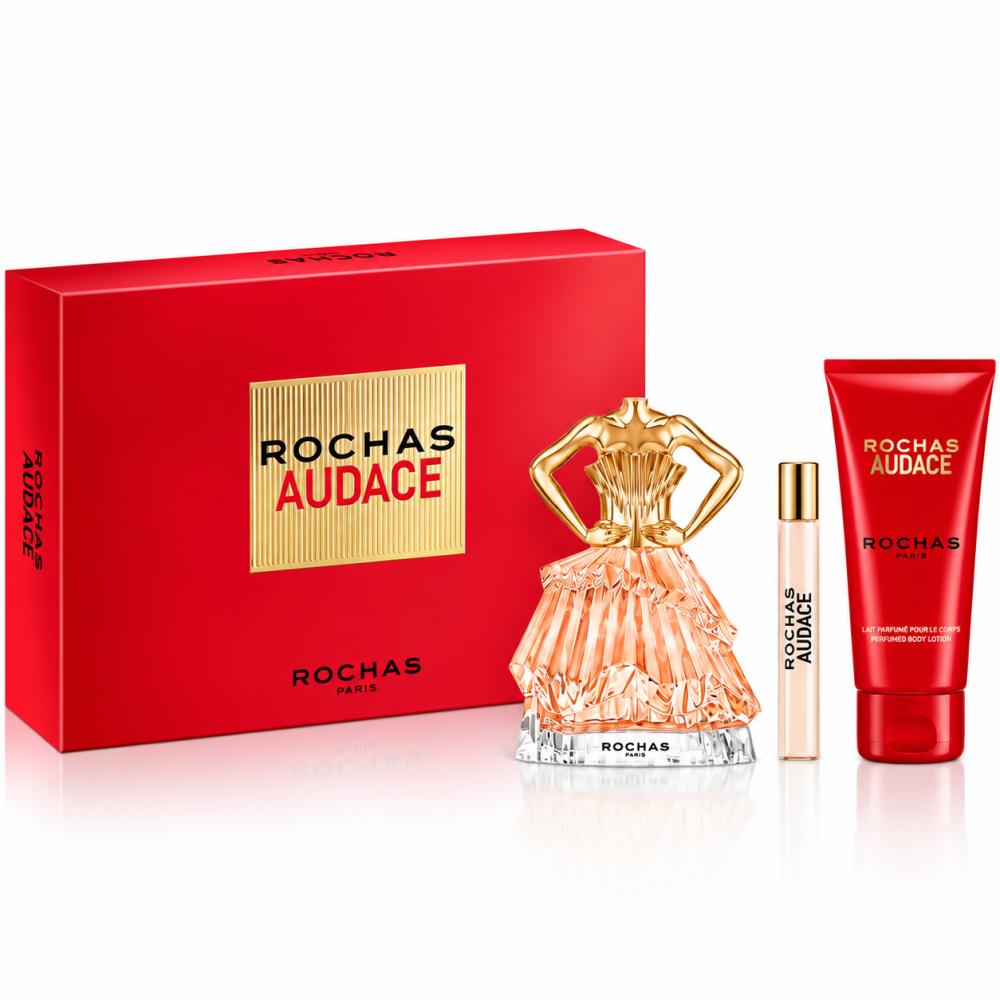 Rochas Paris - Coffret Rochas Audace - Eau de Parfum 90 ml + Lait Corps 100 ml -