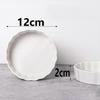 5 Oz Creme Brulee Ramekins, Round Fluted Quiche Dishes Tart Pan, Oven Safe Ramekins for Baking, Souffle, Ramekins 12Pack