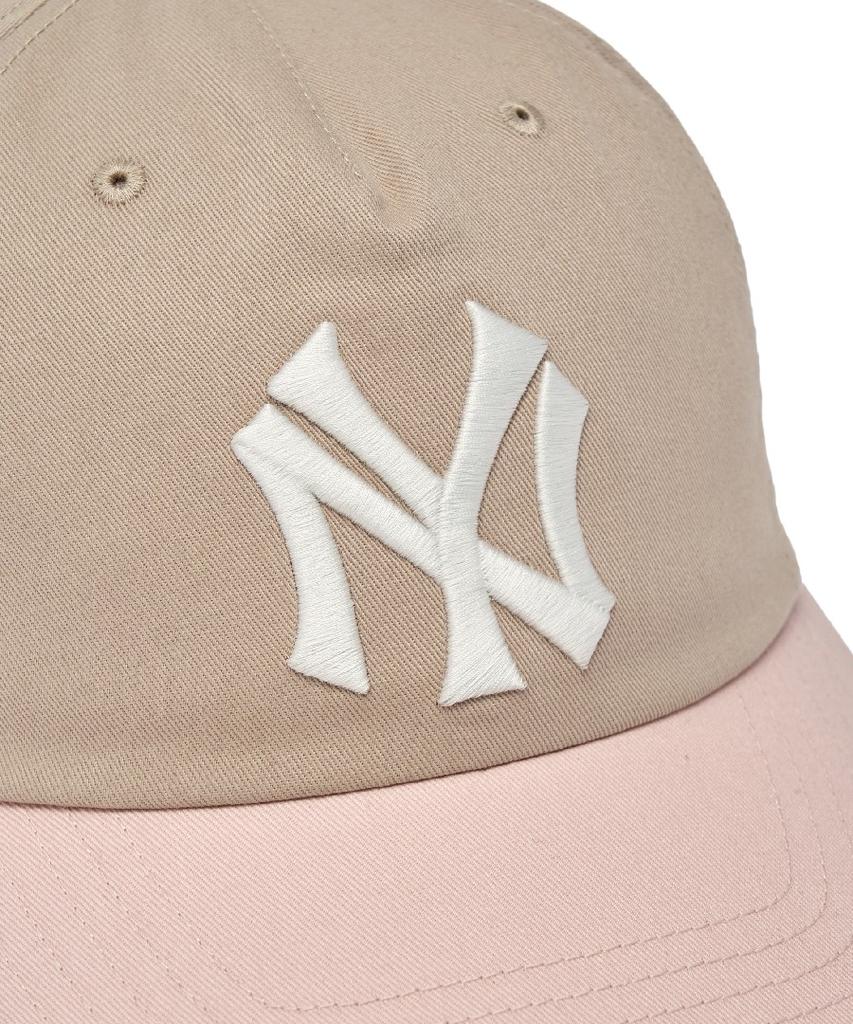 Emelbi Q-Fit Color Block Unstructured Ball Cap Ny (Mg.Sand)