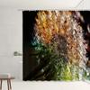 Plants Landscape Shower Curtain Sets White Dandelion Flying Seeds Pattern Home Bathroom Decor Hanging Curtains Bathtub Screens