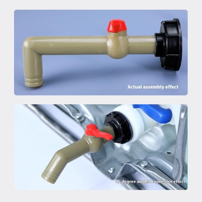 Heavy Duty IBC Tank Connector Reinforced Thread Outlet Tap for IBC Container Water Tank Rain Butt Accessories