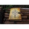 Handmade Leather Triquetra Valhalla viking Vegvisir Journal For Traveling Sketchbook Blank notebook For men women birthday
