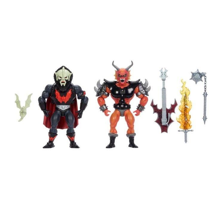 Mattel - Die He-Man-Figuren x Stranger Things Origins - 2er-Pack Figuren Hordak & Höllenfeuer-Mann 14 cm
