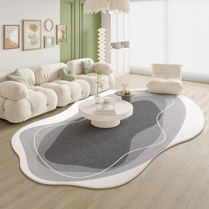 

Необычный ковер для гостиной, прикроватный коврик, зеленый, симпатичный, фигурный, мягкий, пушистый ковер, ковры для украшения дома, Alfombra De Salón 50x80cm