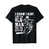 Old Unisex Bike Funny Dirtbike Motocross Design T Shirt Vintage Soft Stretched Slightly Homme Graphic Top For Everyday Wear
