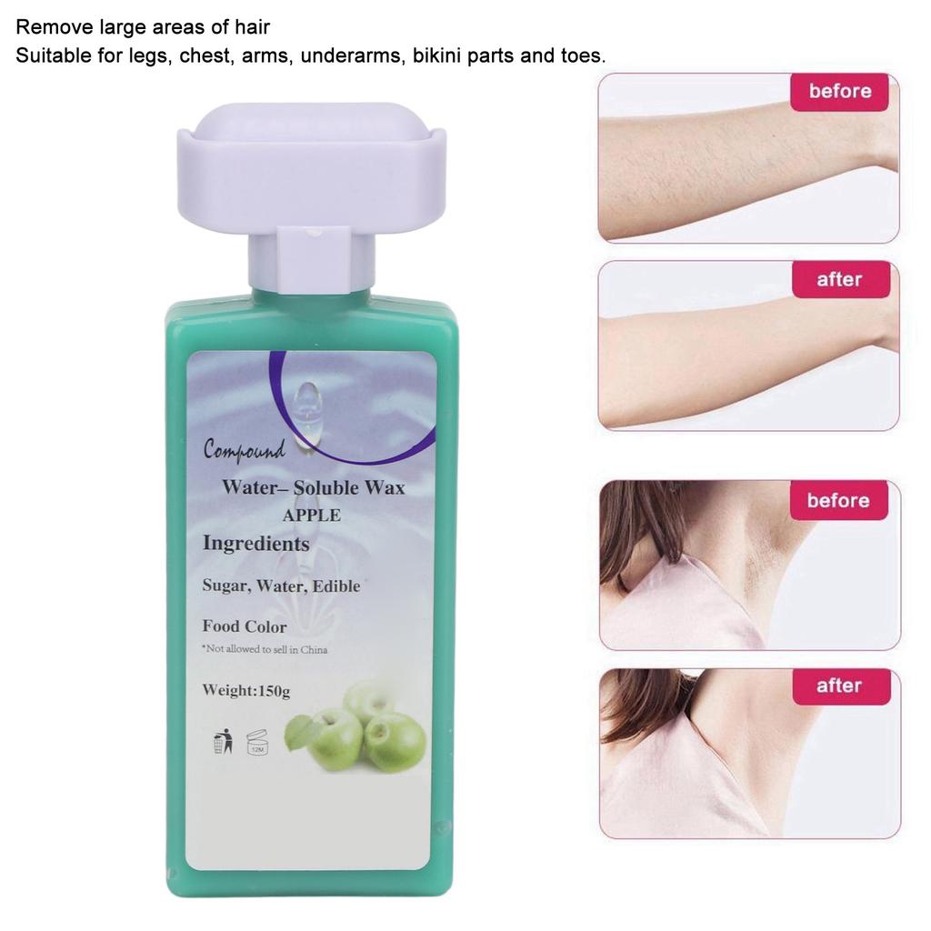 5.3oz Wax Roller Cartridge Mild Gentle Depilatory Wax Roller Refill for Legs Arms Body Salon