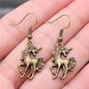 Streetwear New Arrival Dragon Snake Horse Anime-Themed Drop Earrings Unique Formal Gift for Her