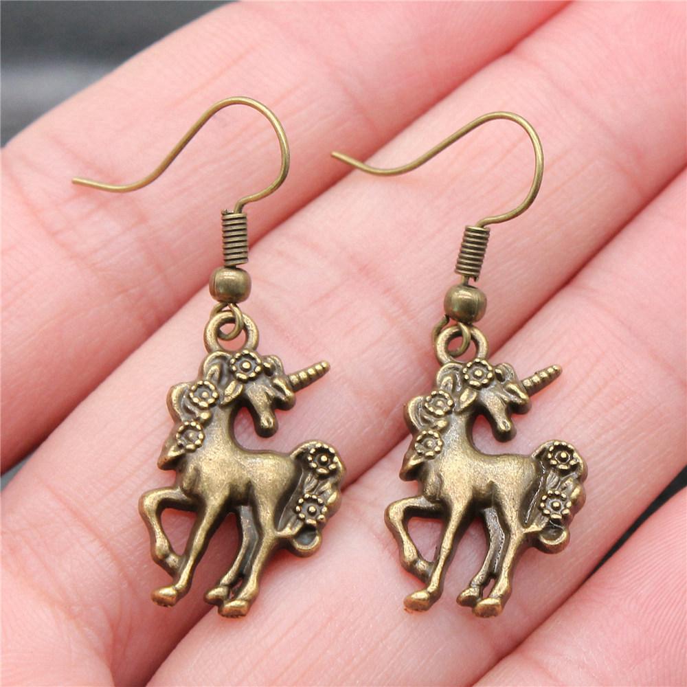 Streetwear New Arrival Dragon Snake Horse Anime-Themed Drop Earrings Unique Formal Gift for Her