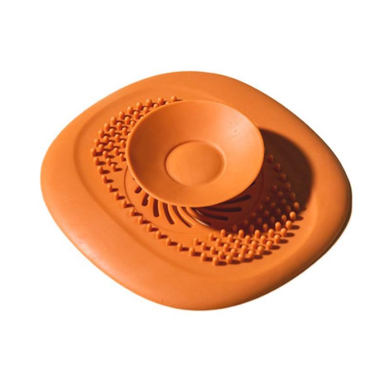 Bathroom Hair Extension Stopper Silicone Shower Floor Drain Cover Filter Drainer, Hair Extension, Bathroom Accessories