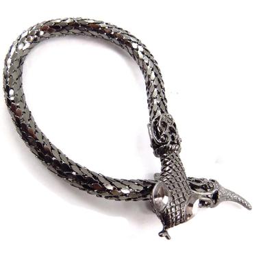 [J7025] - Bransoletka autorska 'Pokusa' szara
