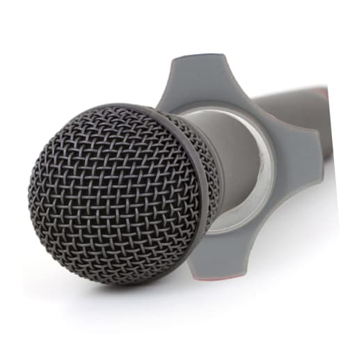 20 Pieces Microphone Skid Rings, Handheld Microphone Silicone Rings, Microphone Foam Windshield Covers, Microphone Bottom Sleeve Windscreens