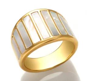 Anello Minimalista in Acciaio Inossidabile a Forma di Cuore Amore Vuoto per Donne Anelli con Zirconi Intarsiati Colore Oro Impermeabile Gioielli Moda Romantica