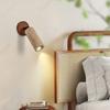 Modern Simple LED Yellow Cave Stone Walnut Wall Lamp Living Room Corridor Balcony Bedroom Bedside Decorative Lighting Lamps