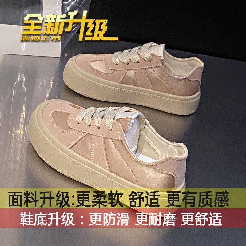 

Универсальные кроссовки на толстой подошве с усиленным чувством стиля, женские, 2025, новые популярные летние ретро, легкие, низкие, кеды 40 розовый