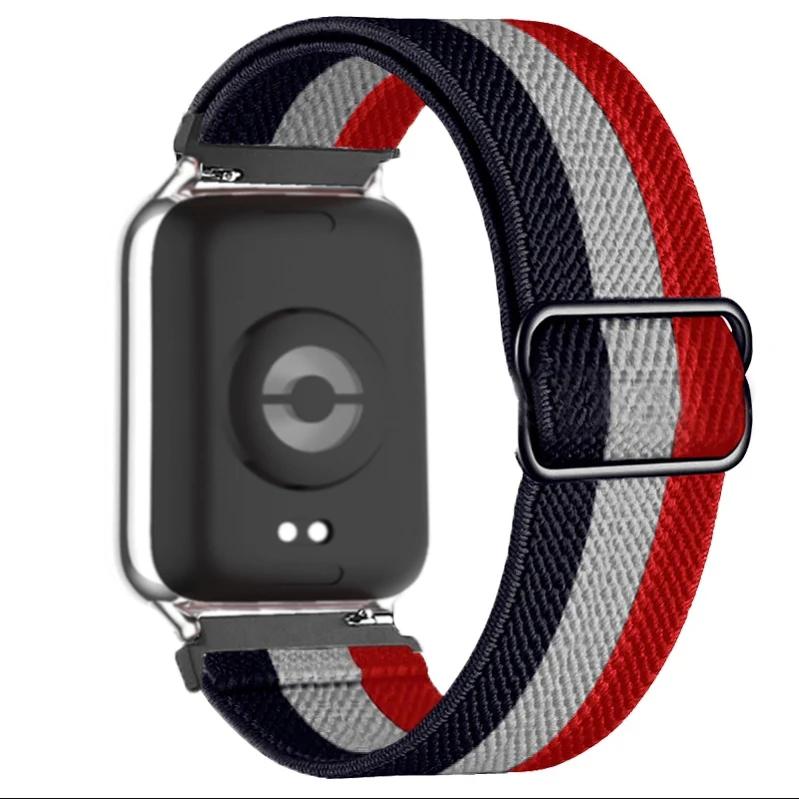 Nylon Strap for Xiaomi Mi Band 8 Pro/9 Pro Sports Elastic Replacement Bracelet WristBand Correa for Redmi Watch 4 Accessories