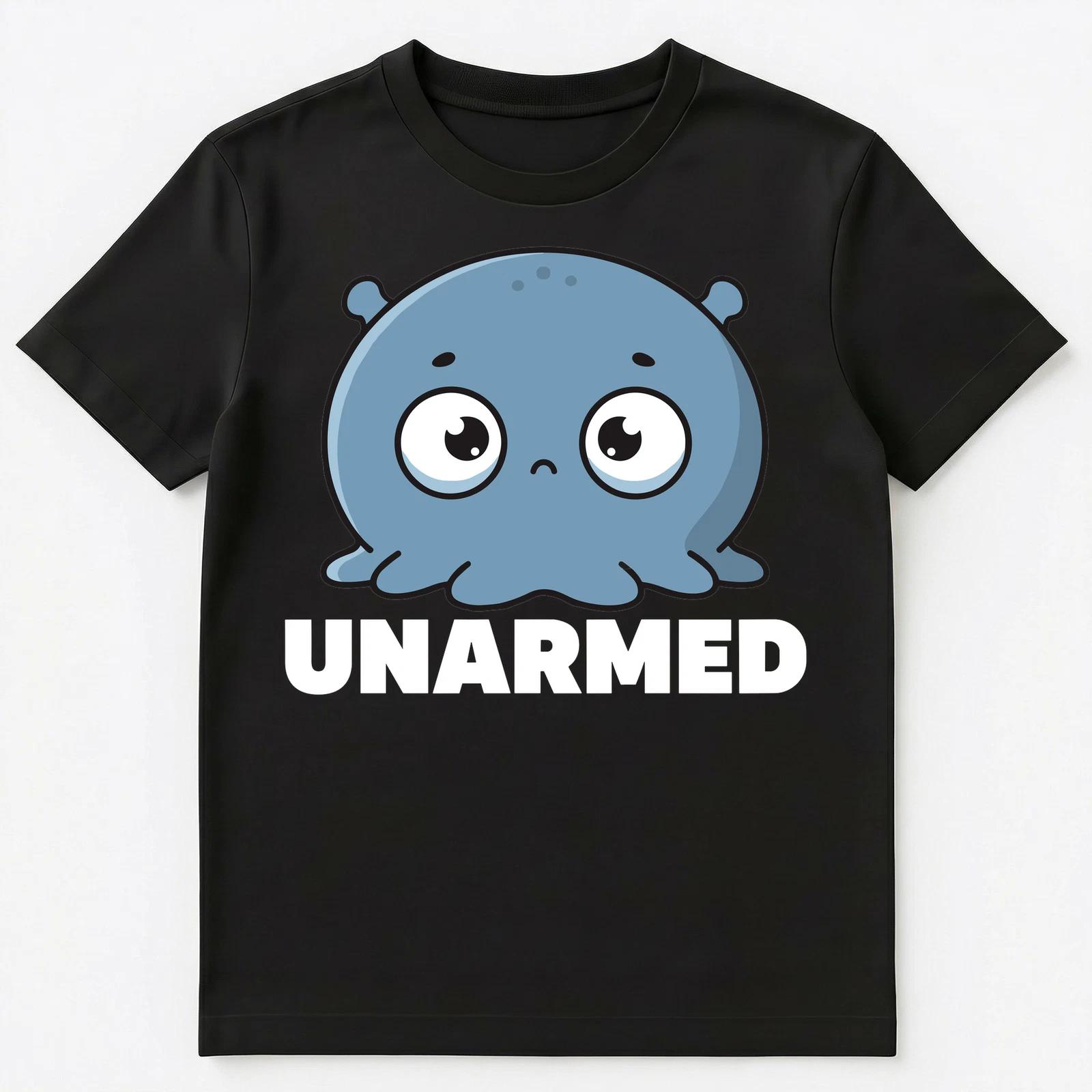 Octopus Lover Unarmed Cephalopod Joke Cute Unisex T-Shirt M