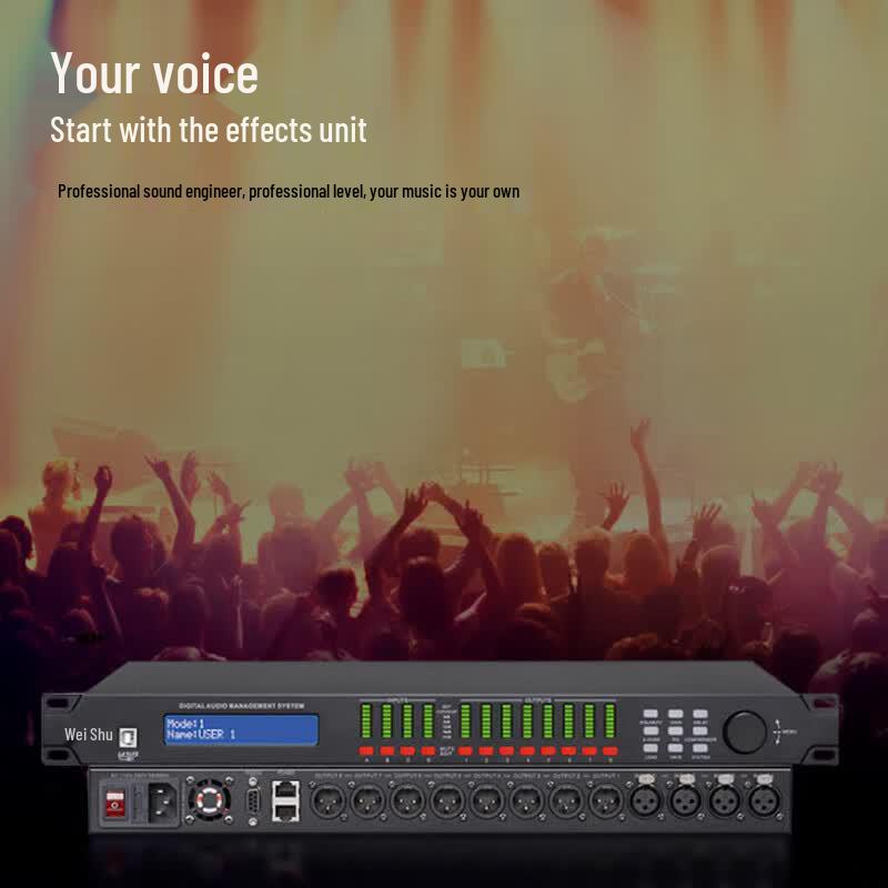 Weishu 4-Input 8-Output Digital Audio Processor