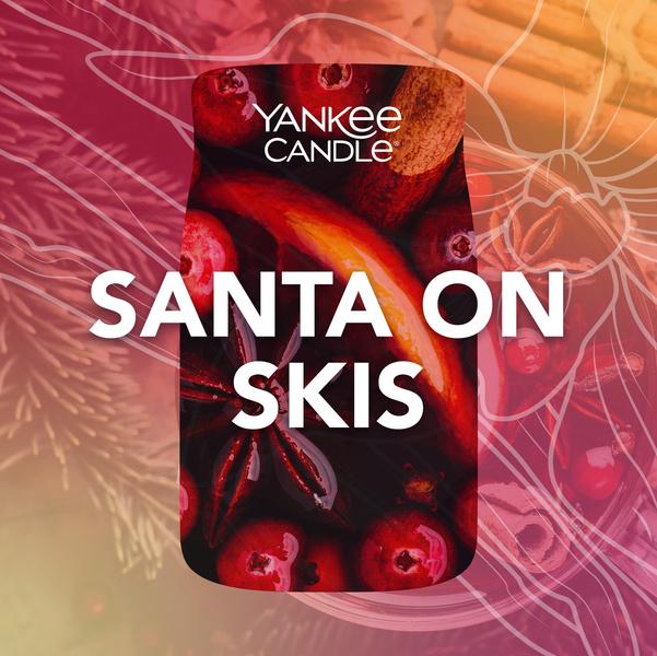 Yankee Candle Signature Große Kerze im Glas Santa auf Skiern 567g
