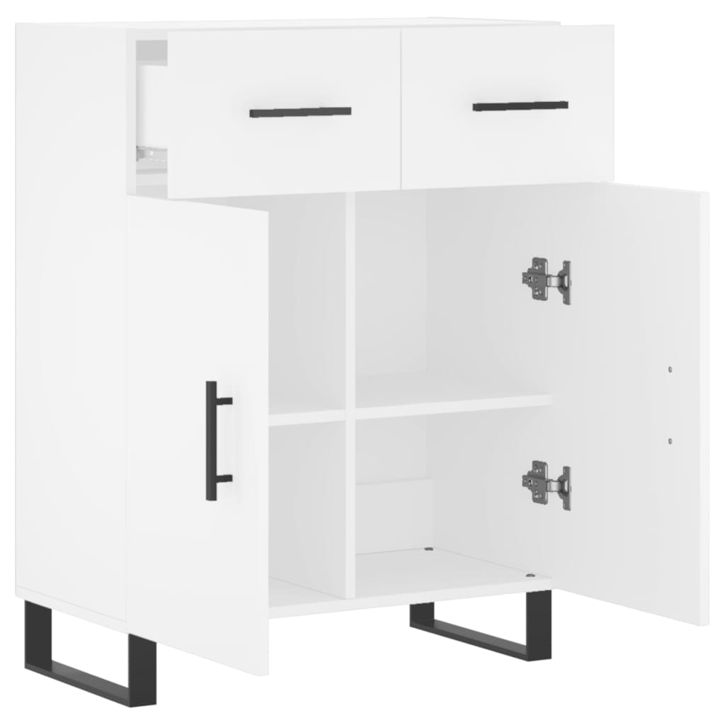 Sideboard White 69.5 x 34 x 90 cm Particleboard