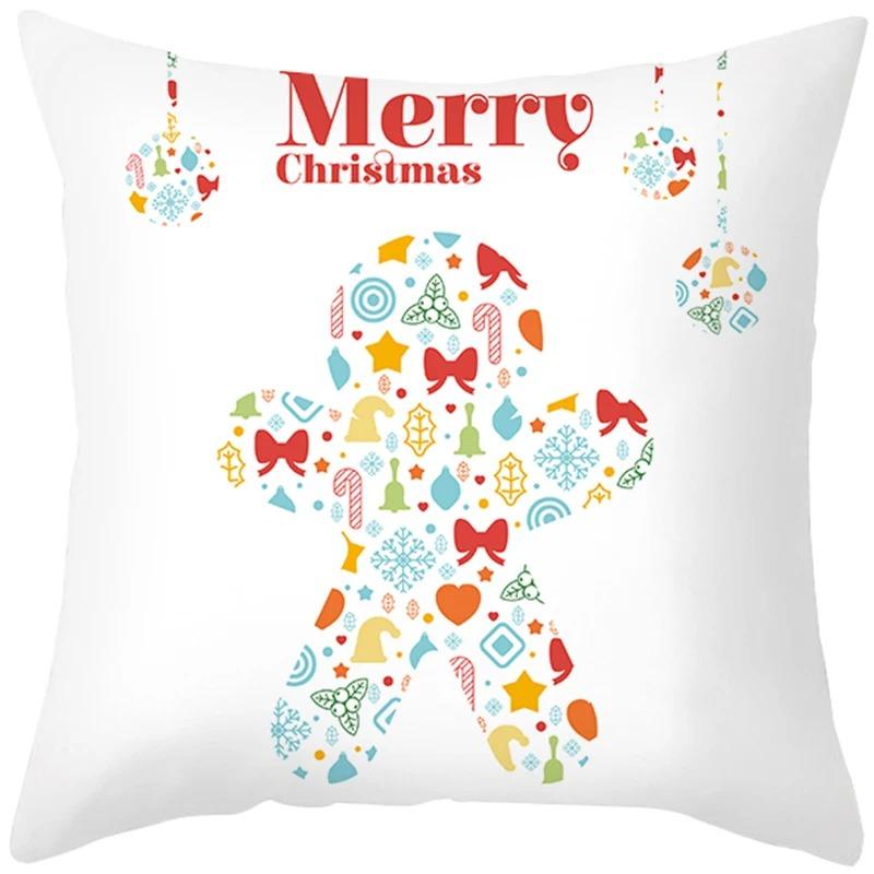 Christmas Themed Pillowcases Car Accessories Office Santa Claus Living Room Sofa Home Pillowcases