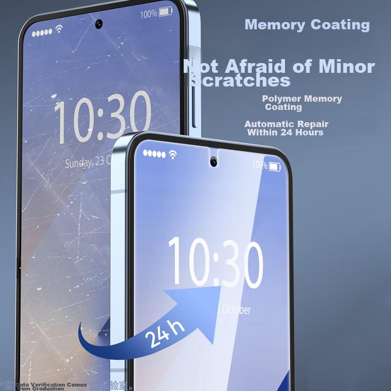 Full Screen Hydrogel Film for Samsung Z Flip7FE And Z Flip6, Soft Screen Protector Screen Three-Piece Set, HD Non-Tempered Full Adhesive Protection