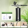 Handheld Sprayer Home Mini Airbrush for Nail Art Cake Decor Leather Black
