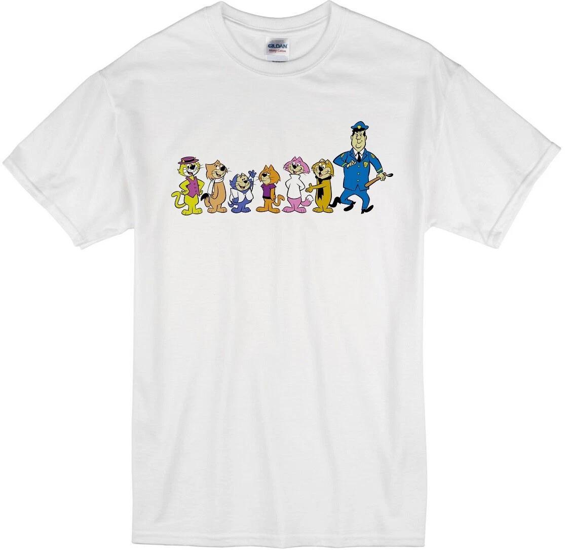 

TOP CAT CARTOON RETRO TV WHITE T-shirt 2XL