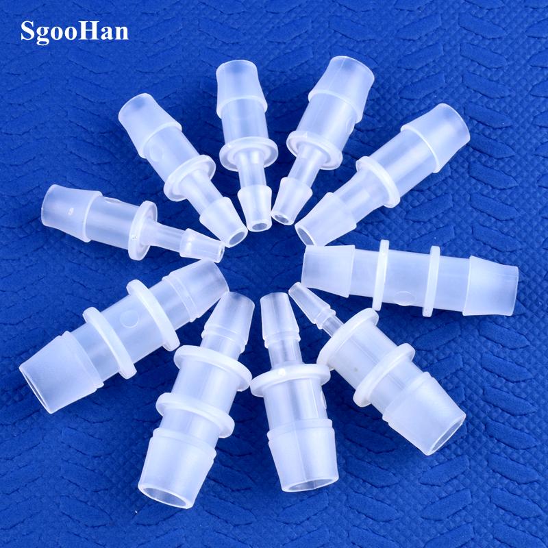 10Pcs/Lot 1.6~25mm PP Pagoda Reducing Direct Connectors Aquarium Tank Adapter Air Pump Barb Hose Joint Garden Irrigation System Water Pipe Connector