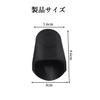 ChasCoCo Mouthpiece Cap Rubber Protector Cover Clarinet Saxophone Protective Cover Lightweight Compact Portable Compatible (Black)