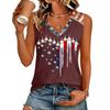 Women V Neck Casual Short Sleeve T Shirt Top with Letter Print and Graphic Design Comfortable Loose Fit Pullover Blouse for Daily Wear