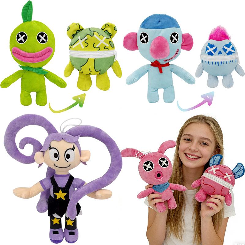 Peluche Prototipo The Wrongside Outimals - Gioco Horror 5 Personaggi Anime Morbido Giocattolo Riempito | Carino Arredamento per la Casa | Regalo di Compleanno Perfetto