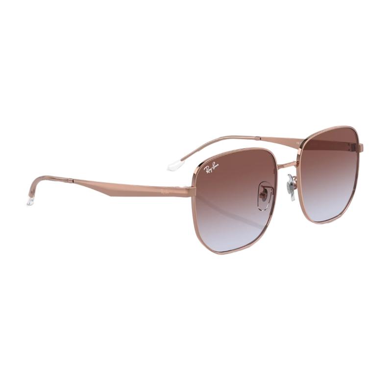 RayBan Solid Colour Beauty Metal Frame Alloy Square Sunglasses Unisex Couple Style