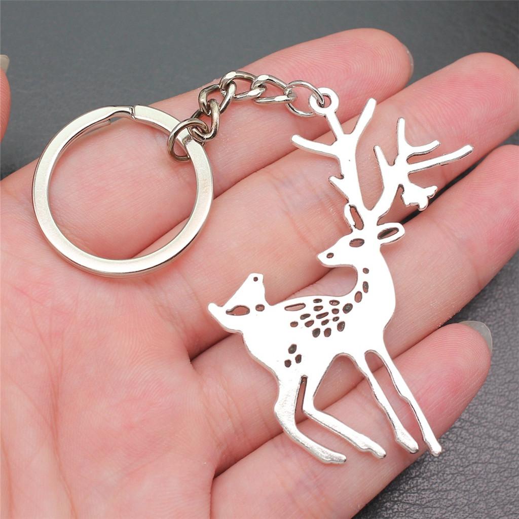 Christmas Day Holiday Festive Keychain for Men New Arrival Casual Graduation Gift Vintage Wallet Accessory