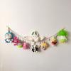 Handwoven Pet Toy Storage Rope With 10 Colorful Clips Multifunctional Hanging Organizer For Party Wall Decor Photo Display Stuffed Animal Storage