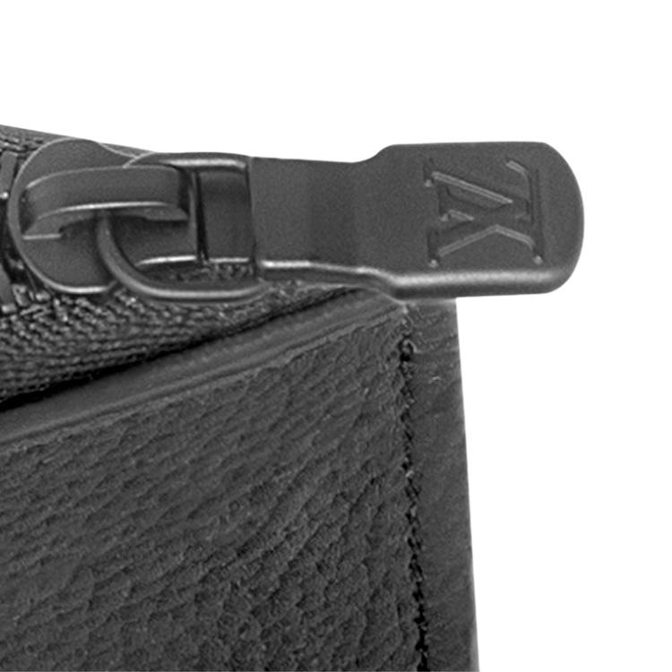 Louis Vuitton Letter Logo Zipper Wallet With Four Card Slots Men Wallets Black M82068
