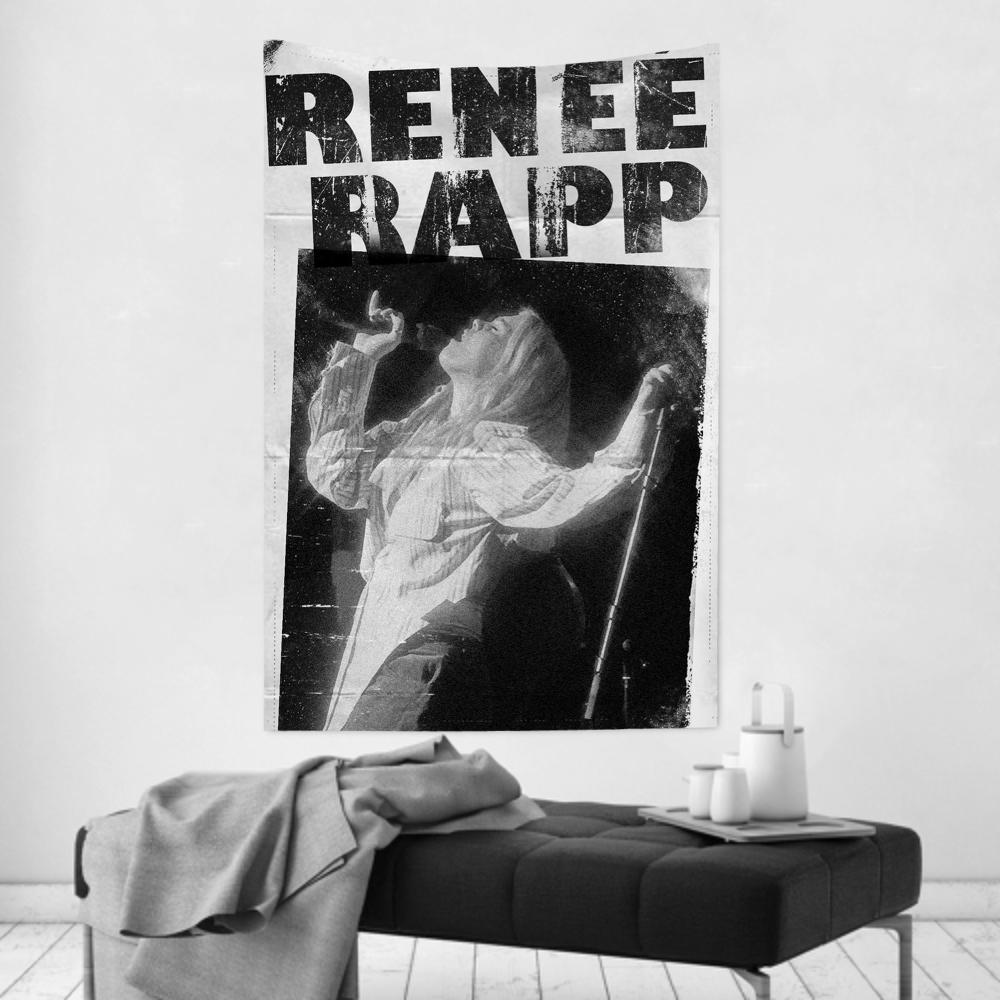 Music Albums Renee Singer RRapp Tapestry Room Decor Wall Cloth Party Hanging Background Room Decor Baby Room
