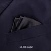 Men's British Red Pocket Square for Business or Wedding