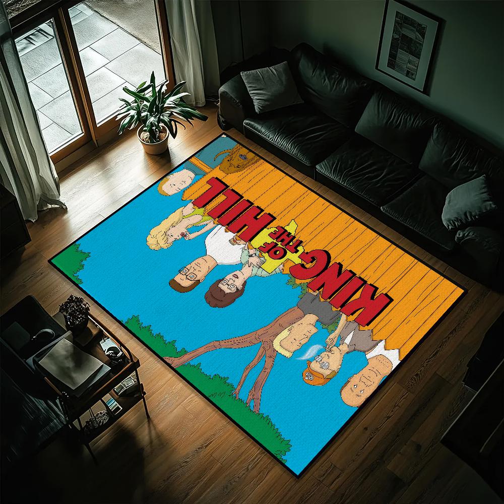 

Cartoon K-King Of The Hill Small Carpet Bedside Kitchen Bath Living Home House Bedroom Floor Mat Doormat Rug Decoration 40cm x 60cm