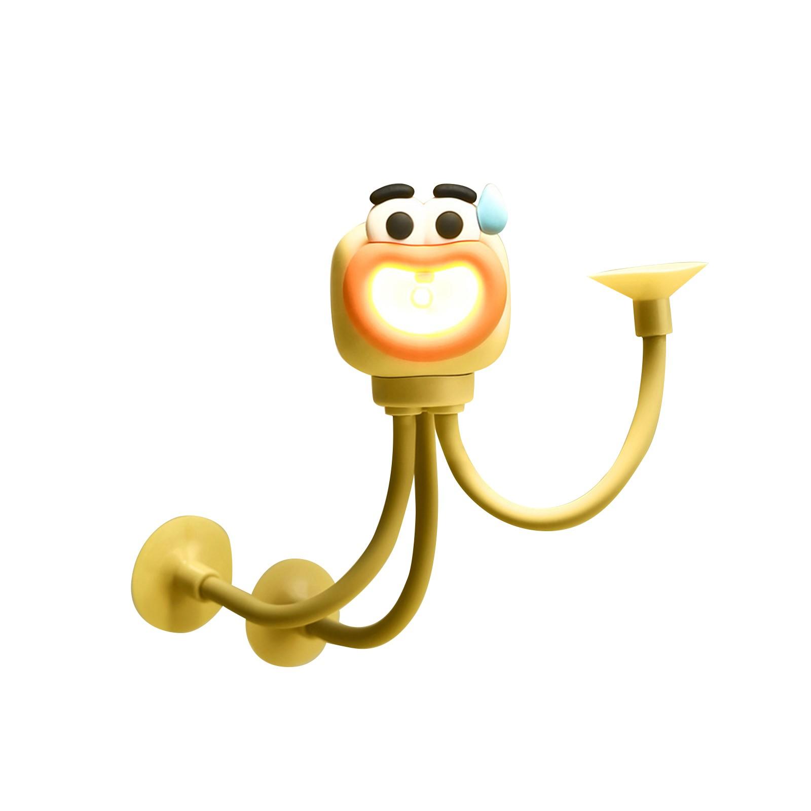 

Силиконовый ночник в виде щенка, мягкий регулируемый свет, таймер для поглаживания, ночник для сна, пульт дистанционного управления, зарядка в США, цветной дышащий свет One Size жёлтый