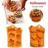 3 Piece Silicone Halloween Ghost Pumpkin Baking Mold Set Non Stick Chocolate Jelly Fudge Cake with Skull Bat Ghost Shape