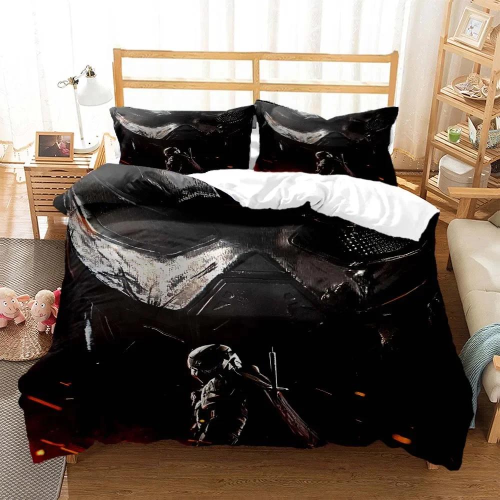 3D Game Call of Duty Gamer HD printed bedding Queen bedding set  Customized King size bedding set Soft and comfortable