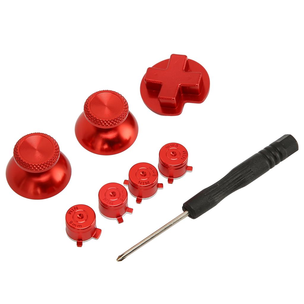 Game Controller Metal Buttons D Pad ABXY Cross Aluminum Alloy Repair Buttons Replacement for Switch