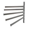 Towel Rack 5 Arm   Towel Bar Wall Mounted Punch   Bathroom Dual Use Storage Rack