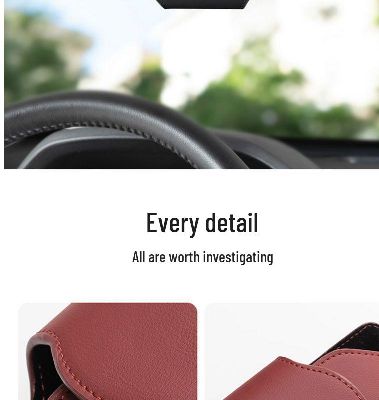 Nissan Sylphy Teana Qashqai X-Trail Terra Murano Kicks Kožený držák na brýle Klip