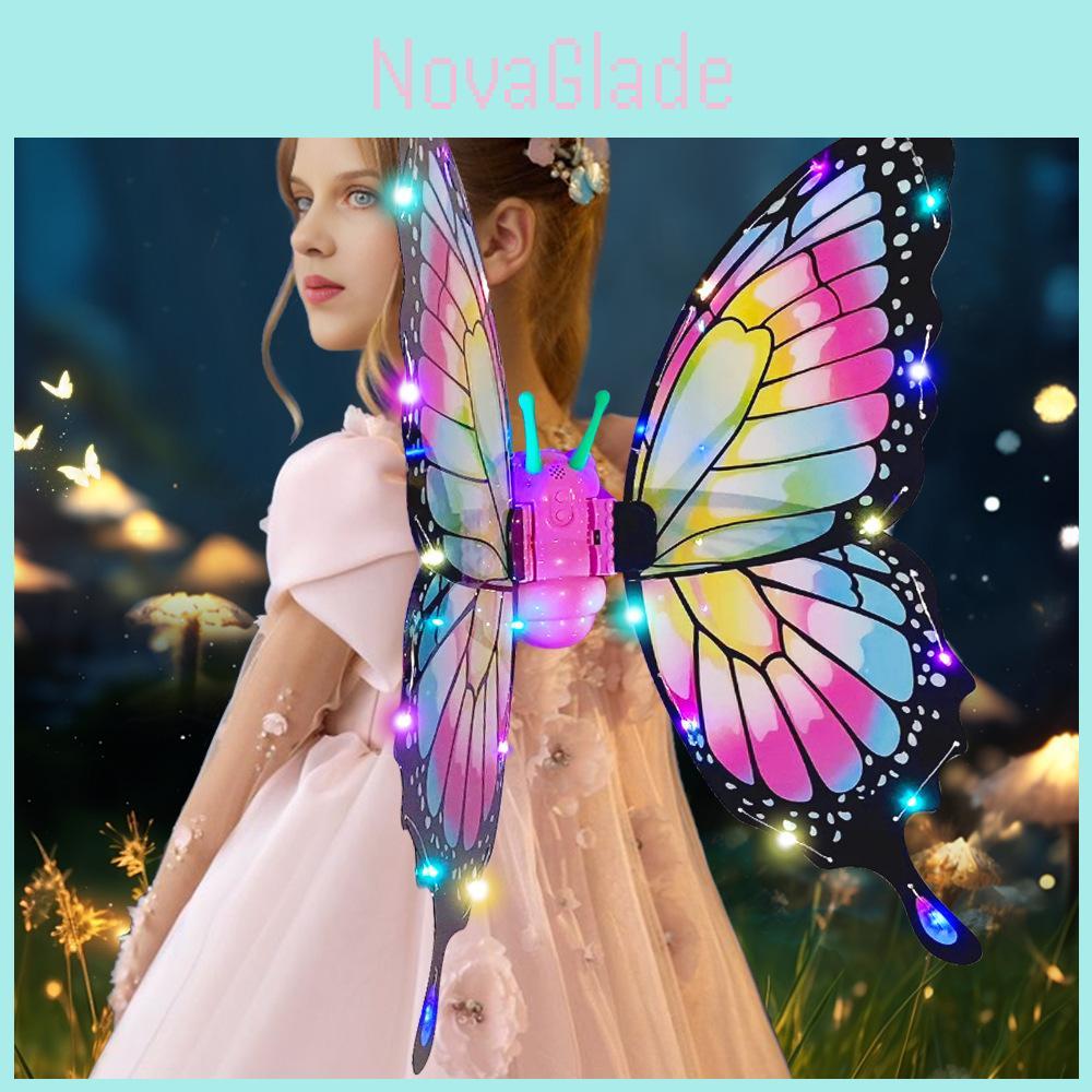 Butterfly Costume Wings With Pvc Material For Easter Party Performance And Child Dress Up
