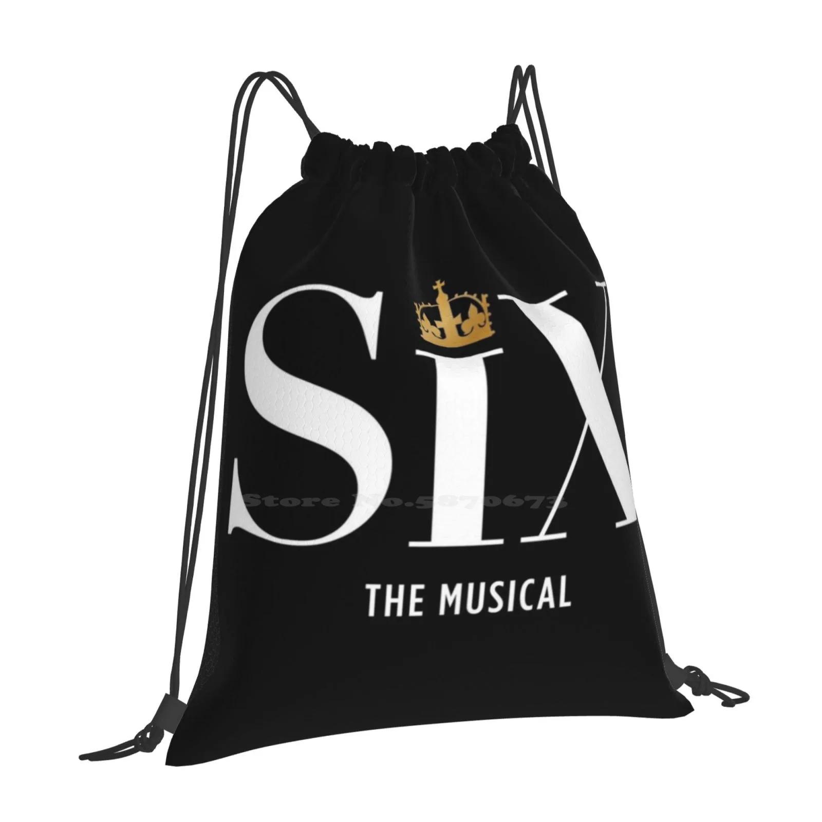 Six The Musical Hot Sale Backpack Fashion Bags Six Musical Broadway OneSize