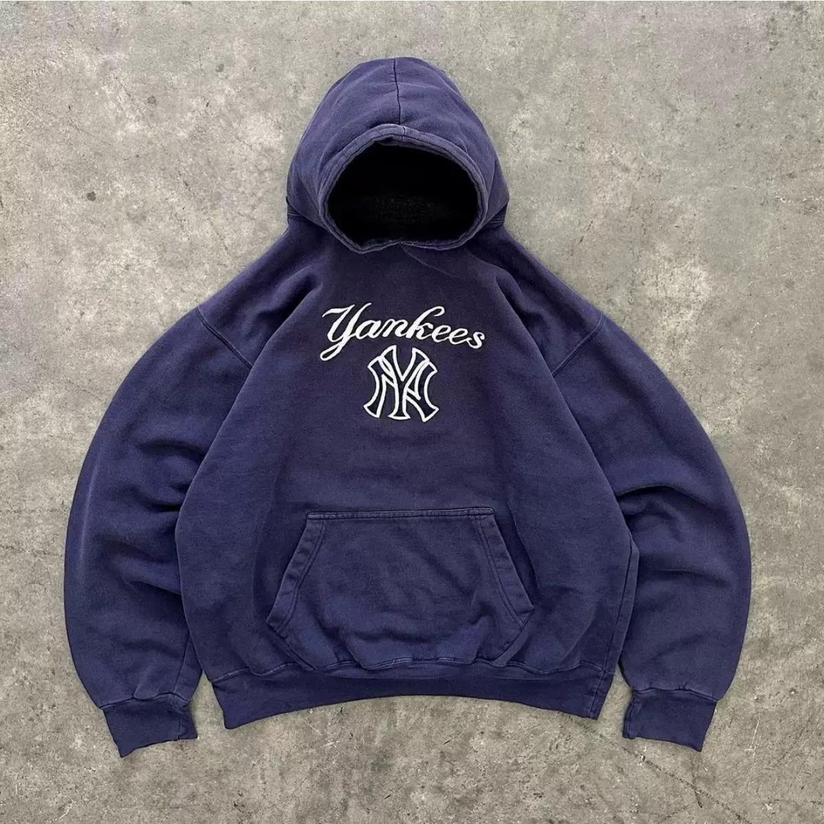 

ZYLLO Ретро Принтоване Повсякденне Вільне Худі Оверсайз Y2k Готичний панк Американський Вуличний Одяг M